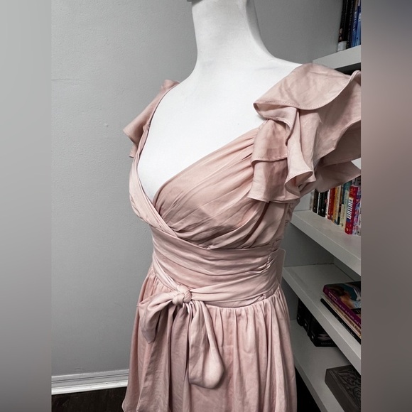 Saints & Secrets Blush Satin Dress Size Small NWT - Picture 4 of 16